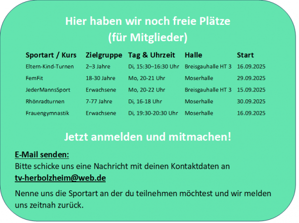 2025 Freie Plaetze2