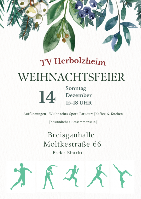 2025 12 14 TVH Weihnachtsfeier Flyer